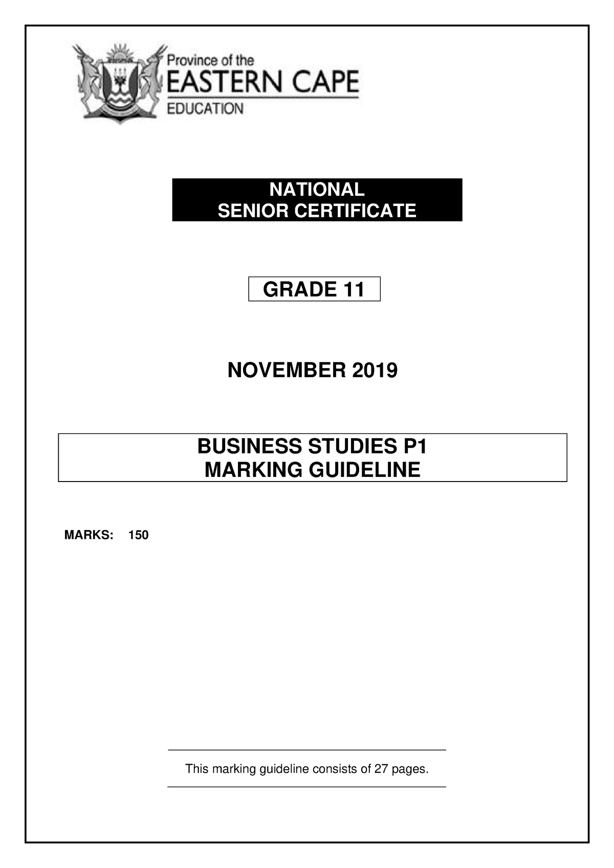 tourism grade 12 september 2019 memorandum eastern cape