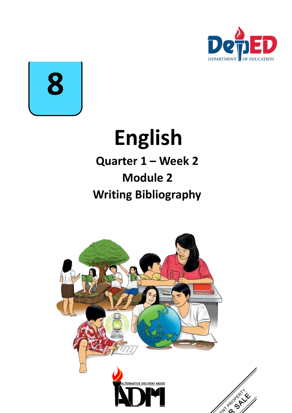 English Quarter 1 Week 2 Module 2 - 8 English Quarter 1 – Week 2 Module ...