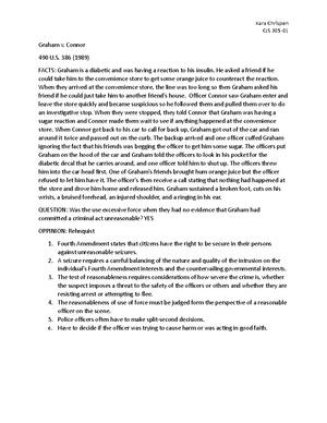 Graham v 2025 connor case brief