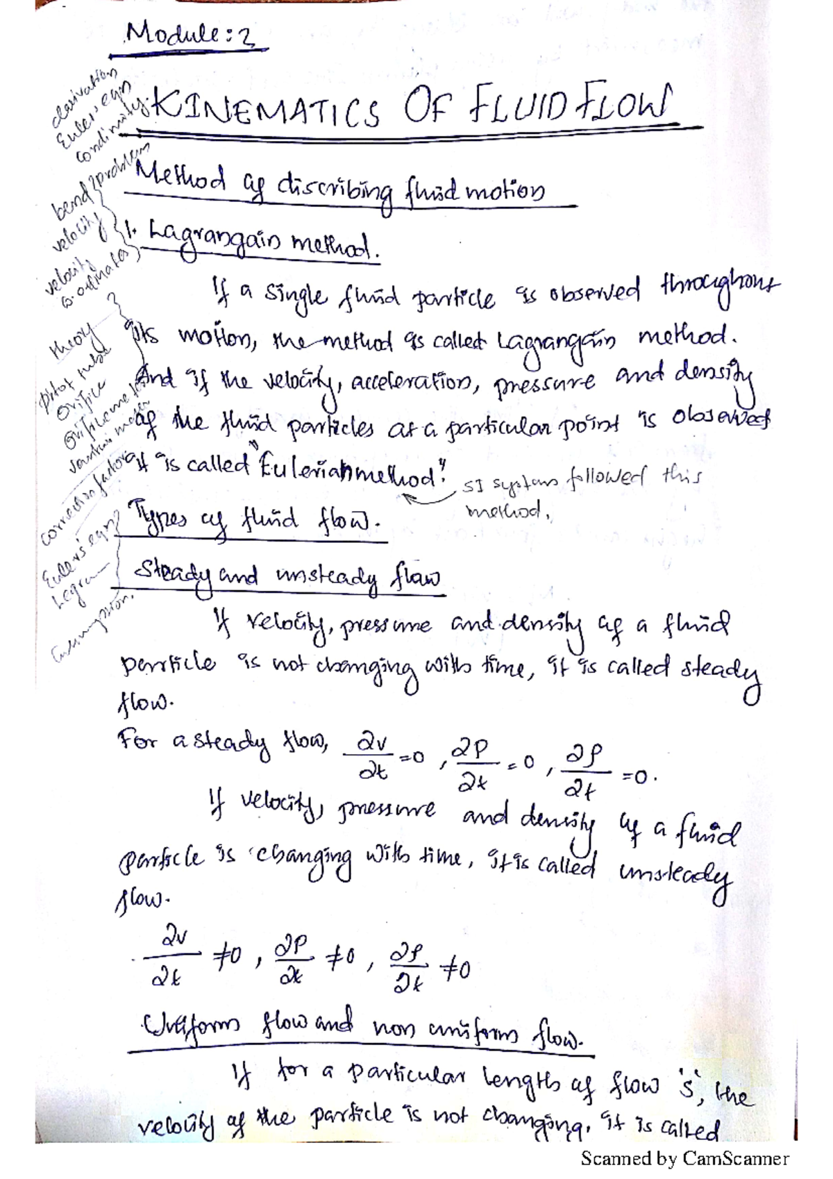FM Module2 Fluid mechanics notes of KTU for civil engineering