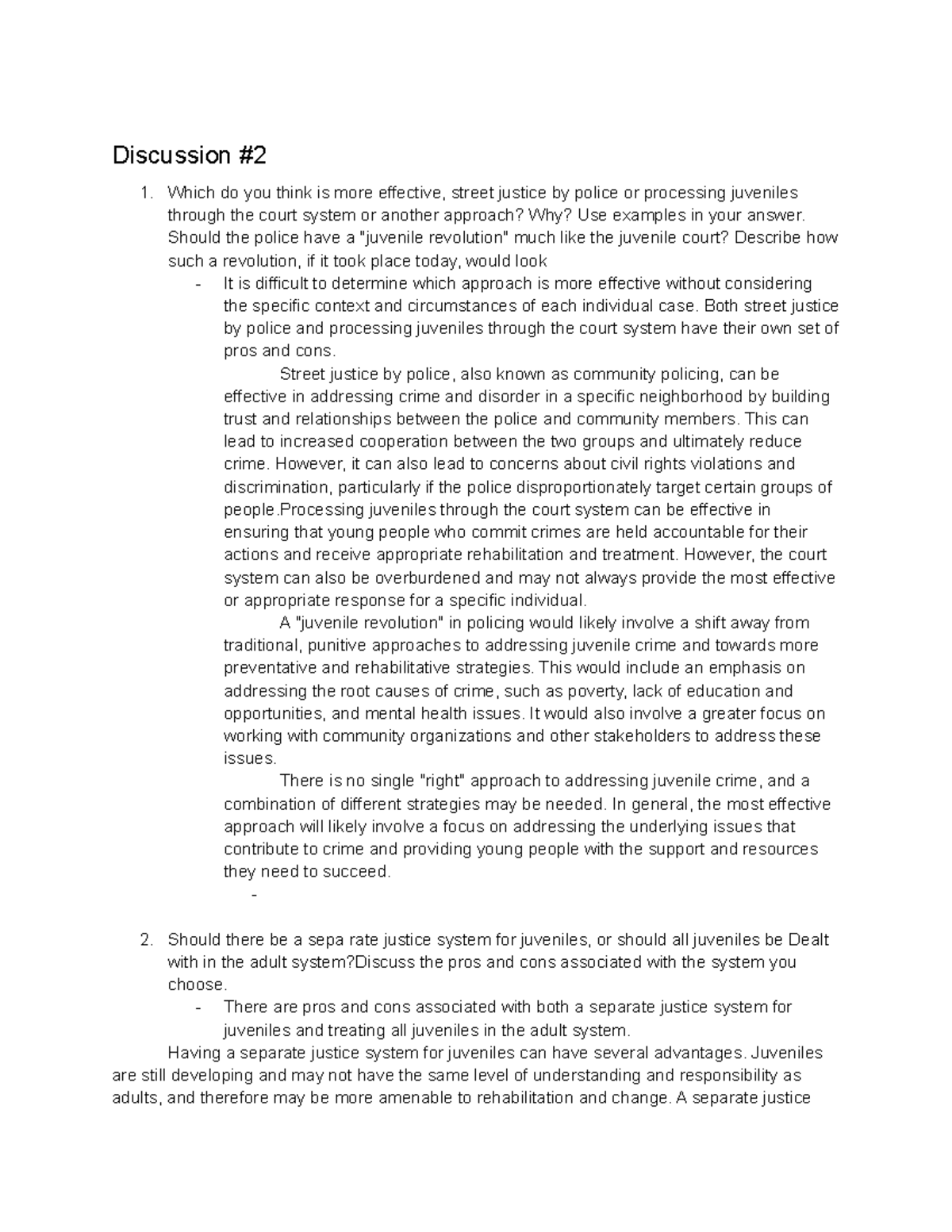 Crj 430 dis 2 Discussion post Discussion Which do you think is more