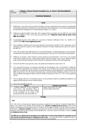 CIR v. General Foods Inc - Title: CIR vs. General Foods Inc. G. No ...