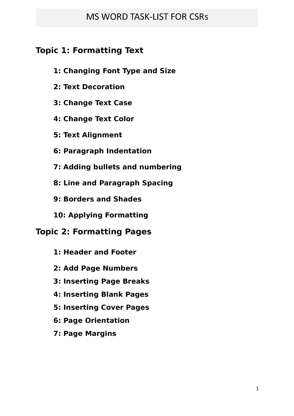 ms-word-task-list-for-csrs-topic-1-formatting-text-1-changing-font