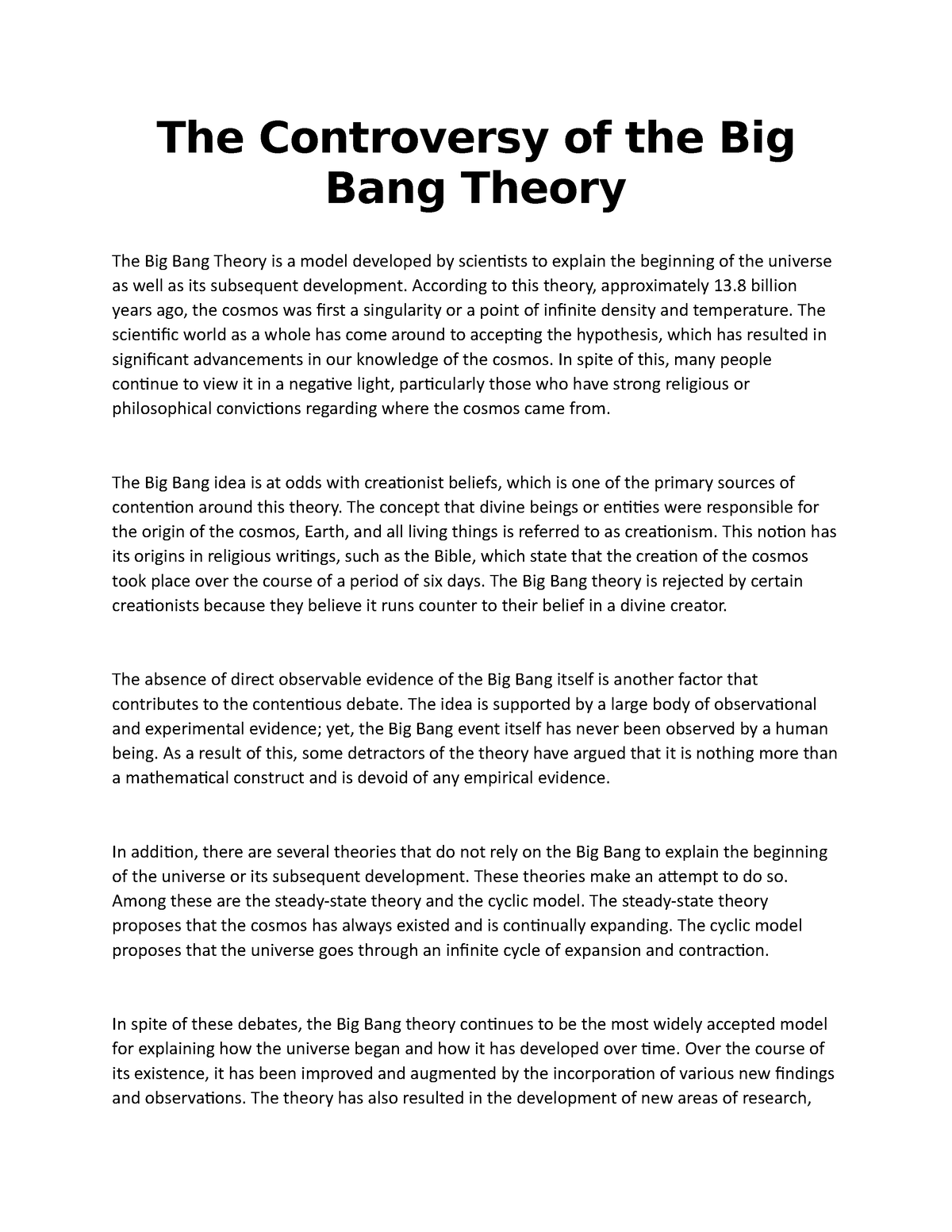 the-controversy-of-the-big-bang-theory-essay-the-controversy-of-the