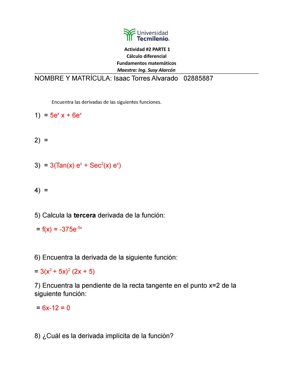 Actividad 2 - Apuntes - Actividad #2 PARTE 1 Cálculo Diferencial ...