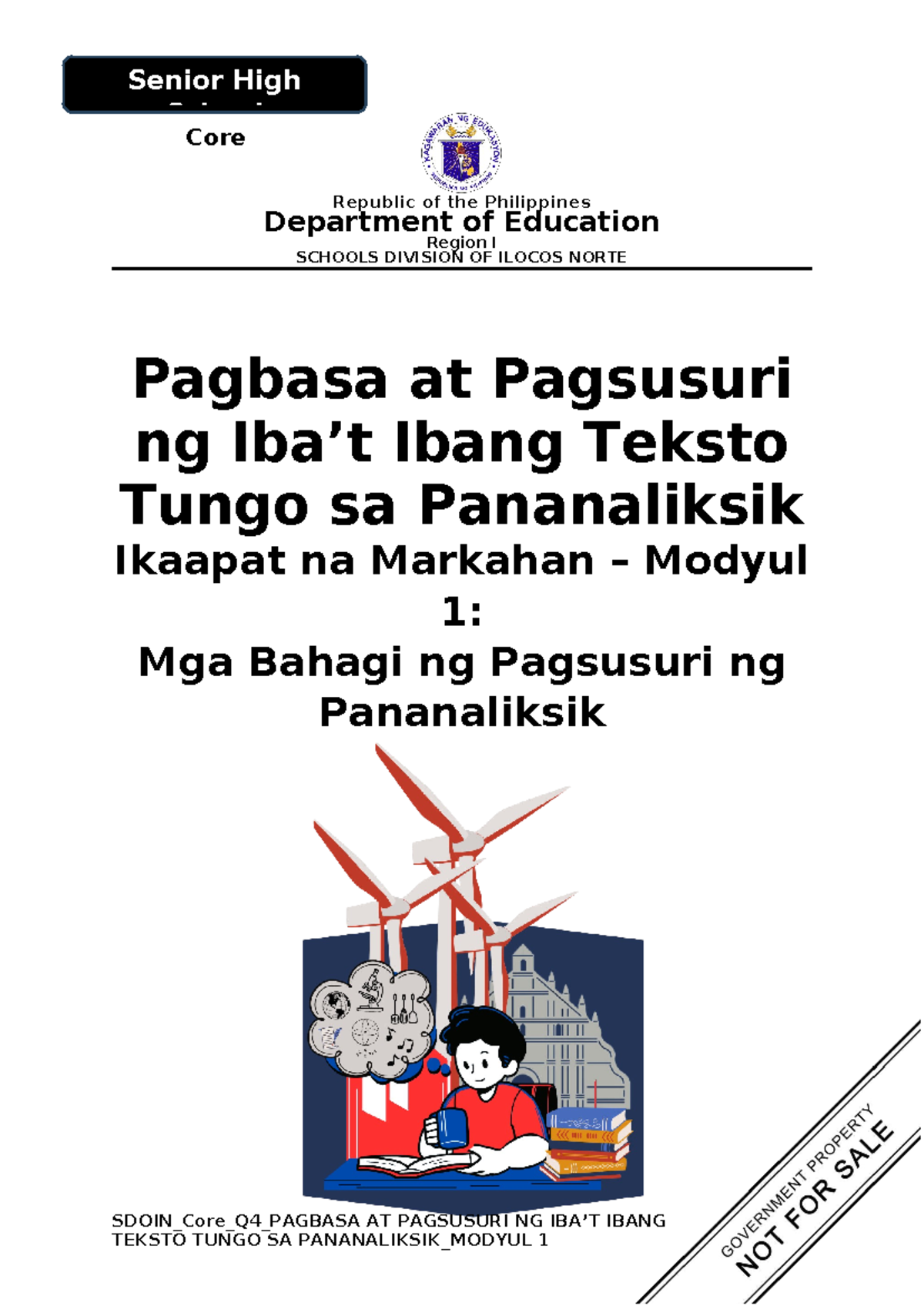 CORE Pagbasa-at-Pagsusuri Q4 M1 W1-2 Mga-Bahagi-ng-Pagsusuri-ng ...