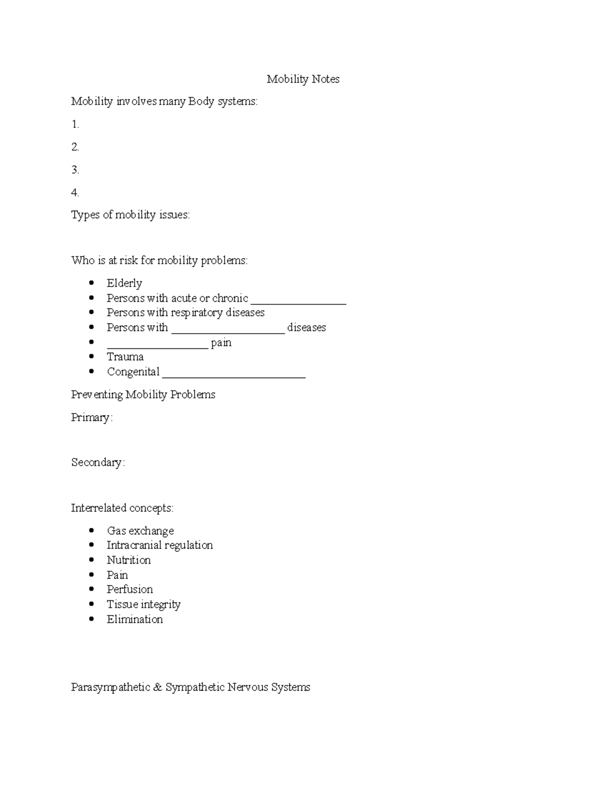 patho-pharm-mobility-wk-3-notes-mobility-notes-mobility-involves