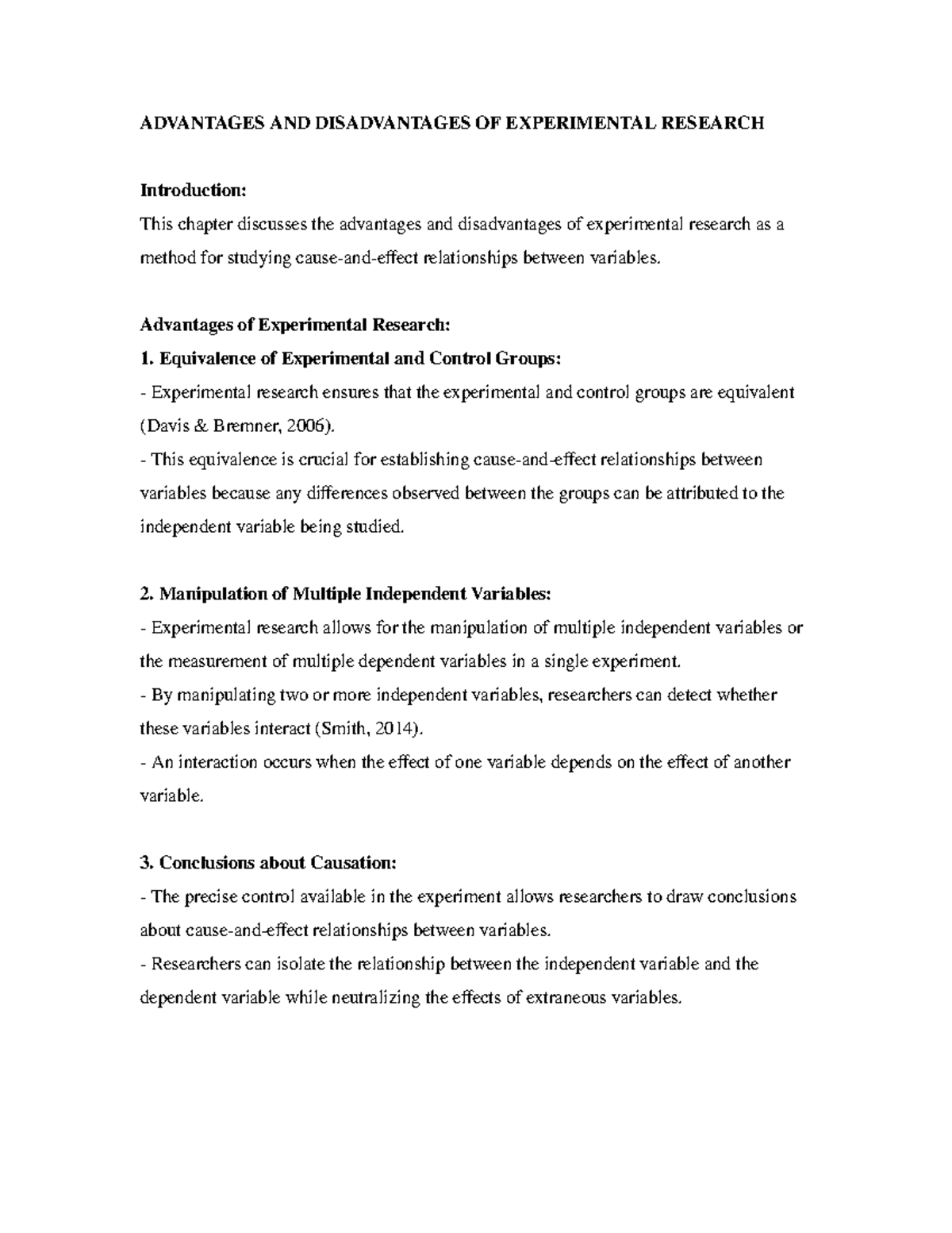 advantages-and-disadvantages-of-experimental-research-advantages-and