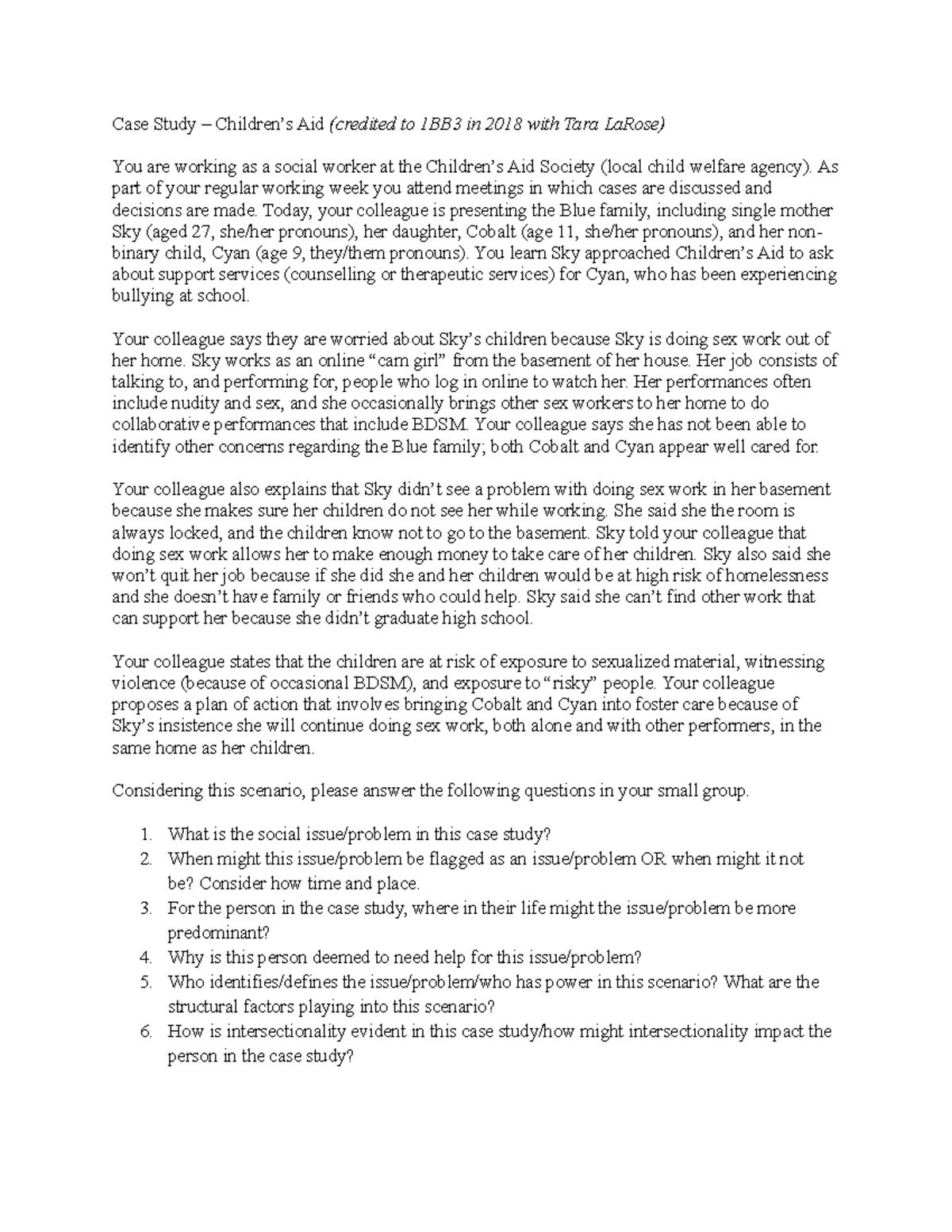 Intersectionality Case Studies - Natuurkunde - MSU - Studocu