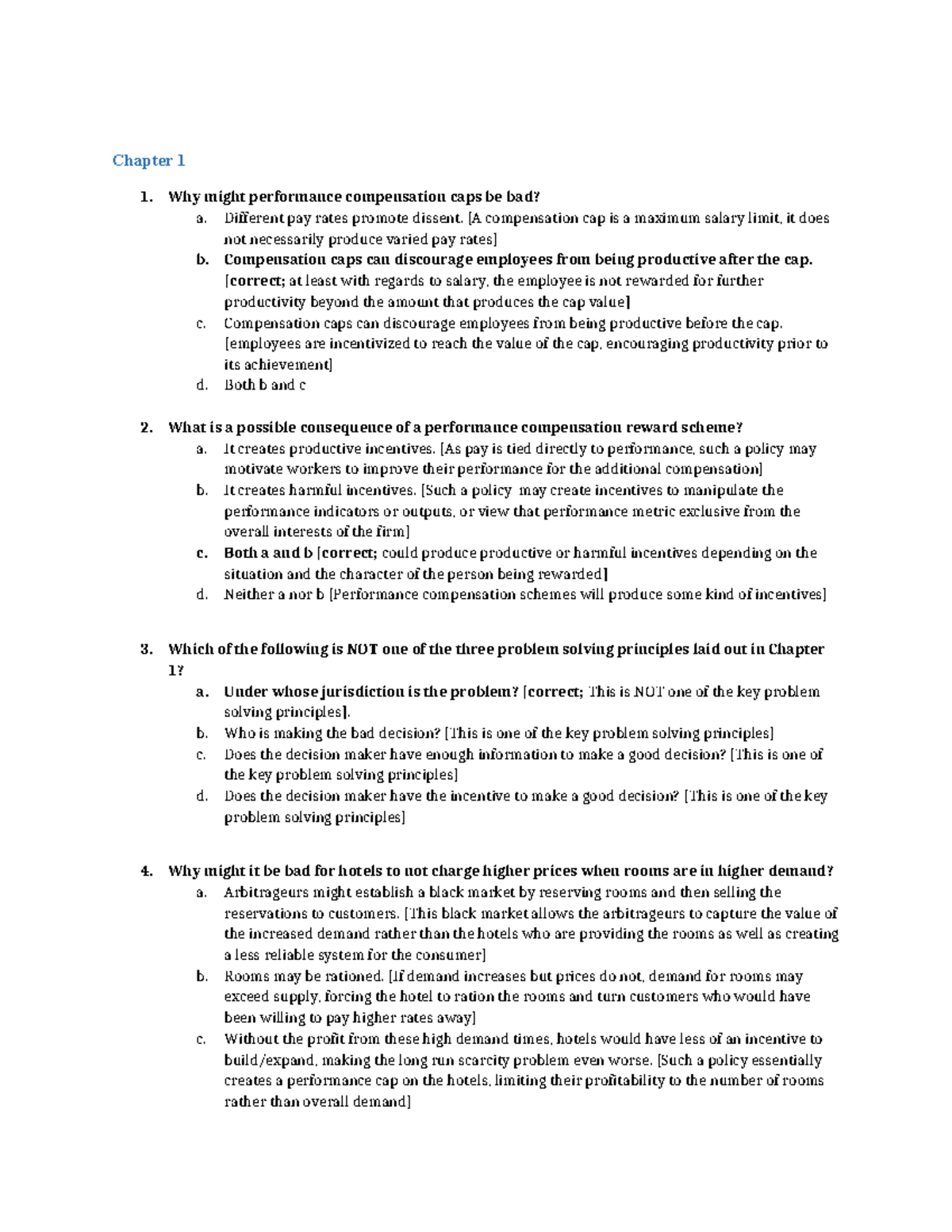 Solution Manual (Chapter 1) - Chapter 1 Why might performance ...