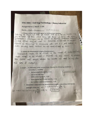 Week 3 Industrial Construction Project – Early Activities Major ...