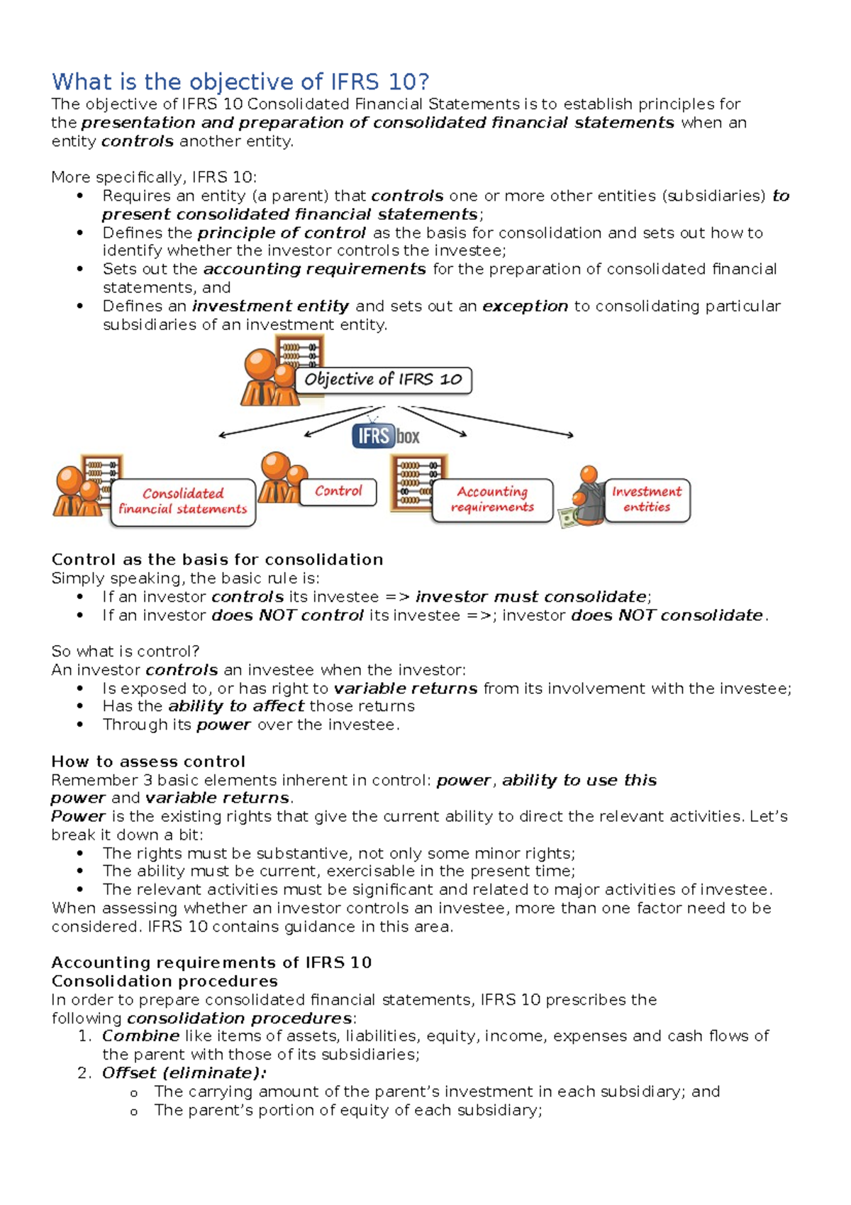 ifrs-and-iass-ifrs-and-iass-what-is-the-objective-of-ifrs-10-the