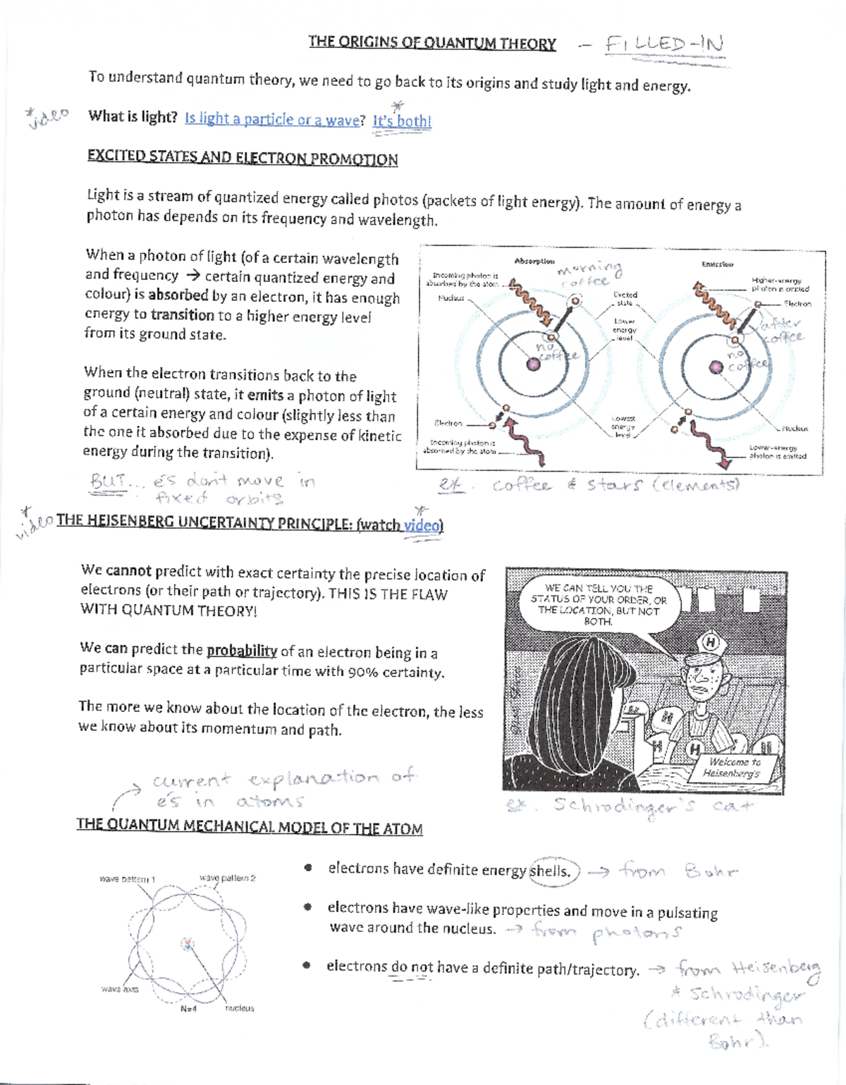 Quantum Theory Notes - Studocu