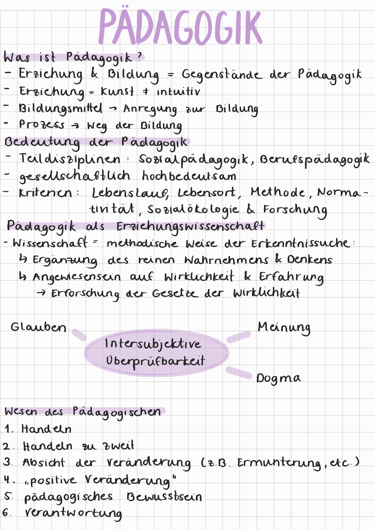 Pädagogik 1.1 Biwi - Sozialisation, Erziehung, Bildung - Studocu