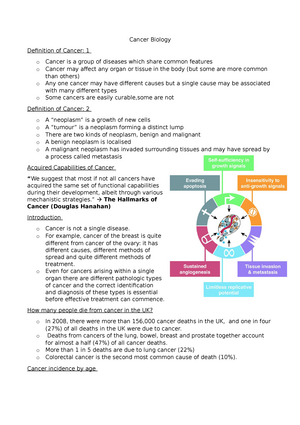 cancer biology essay questions