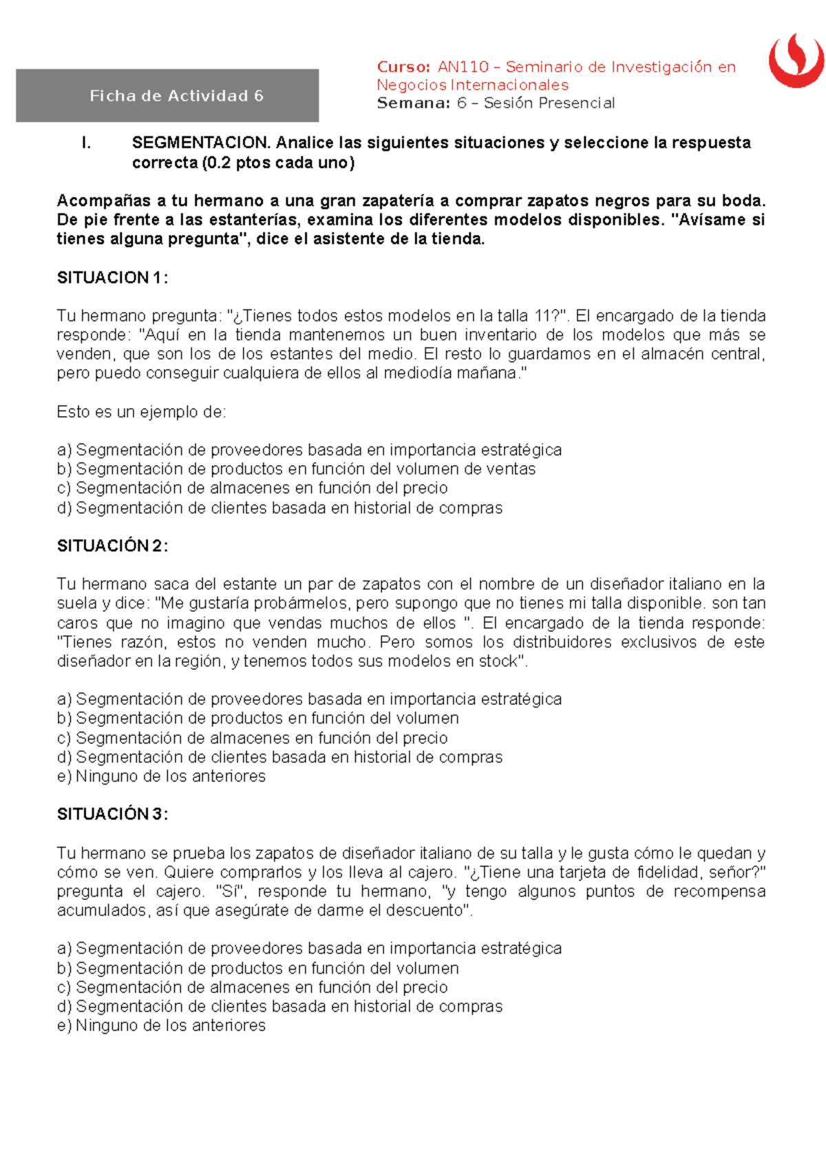 S6-Ficha de Actividad 6- Segmentación, ABC y Pronosticos - I ...