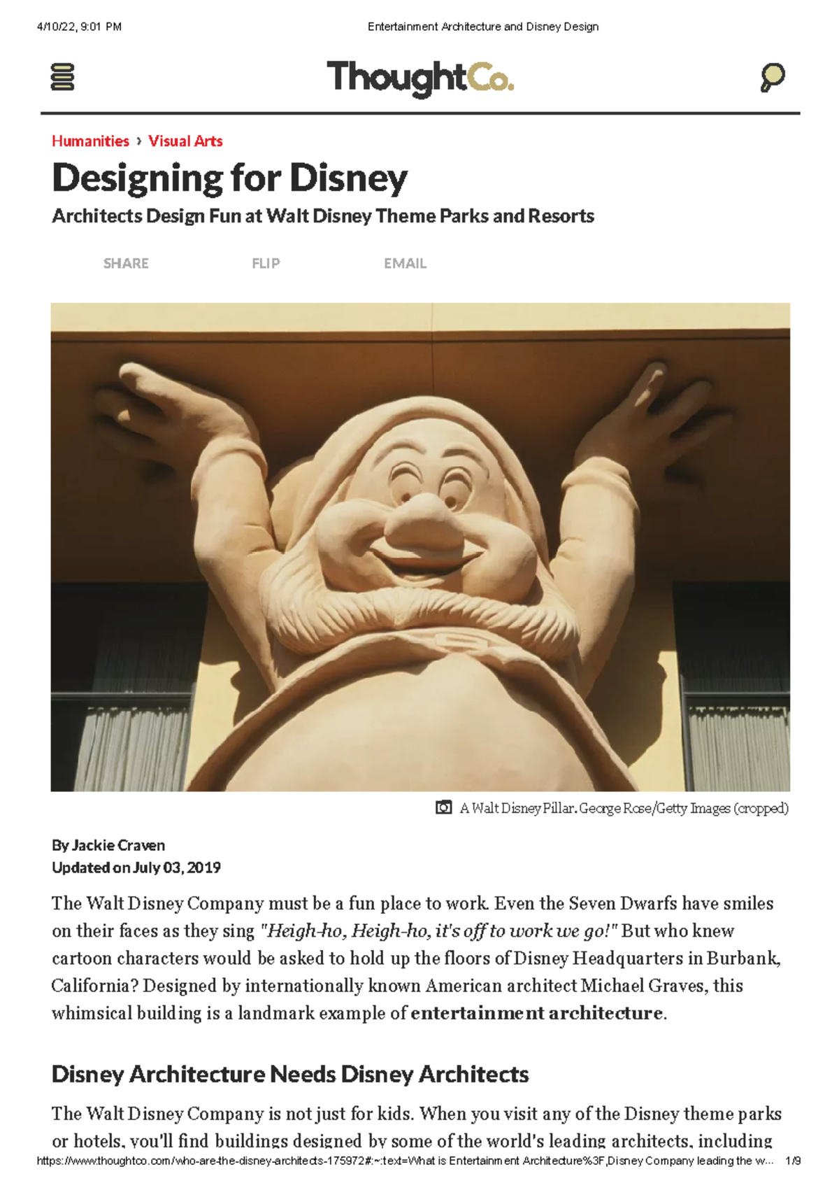 Entertainment Architecture and Disney Design - Humanities › Visual Arts ...