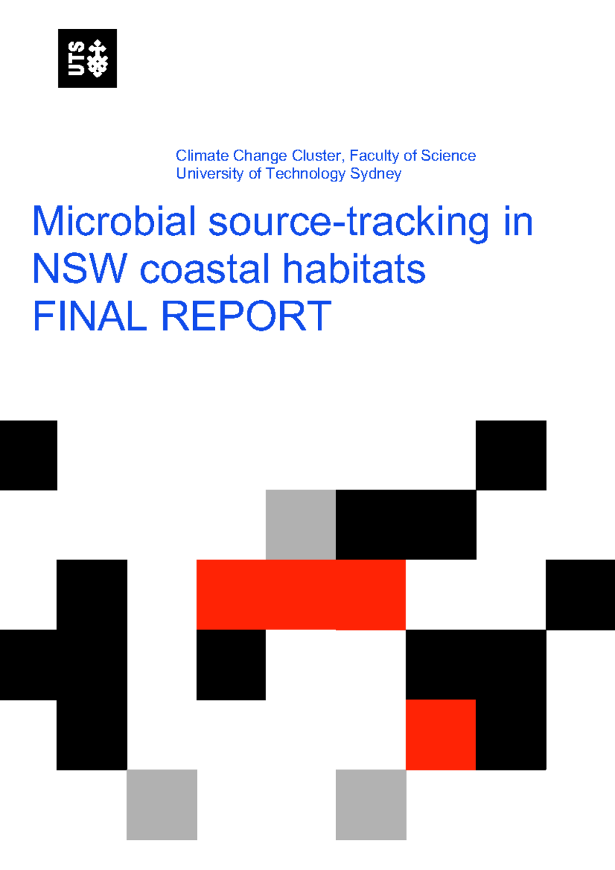 Microbial source tracking in nsw coastal habitats - Climate Change ...