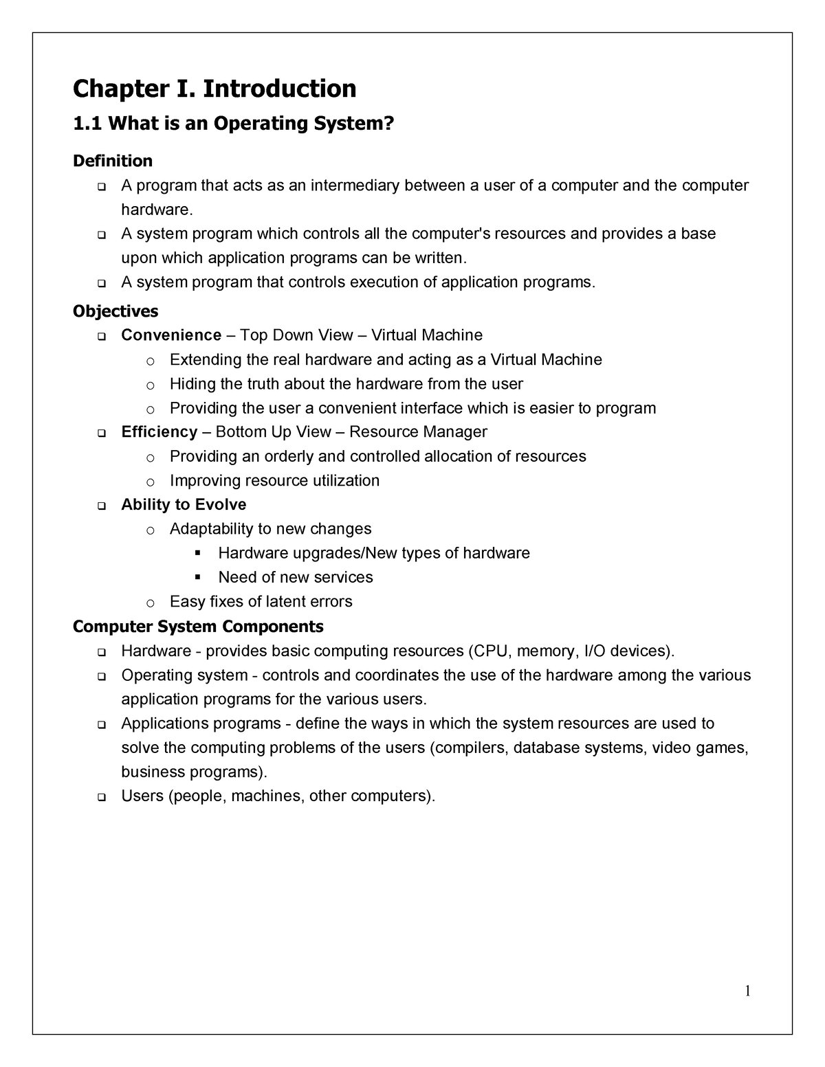 Chapter one Introduction - system analyst and design - Studocu