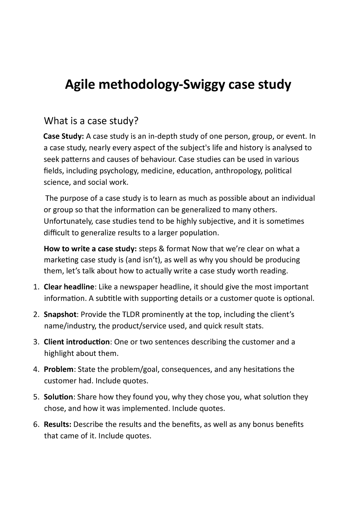 case study of swiggy pdf