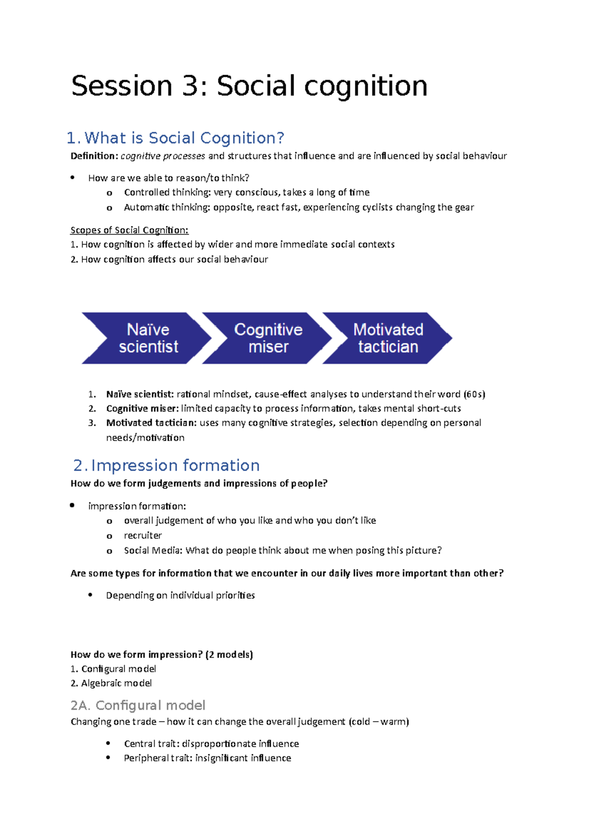 Social cognitive online definition