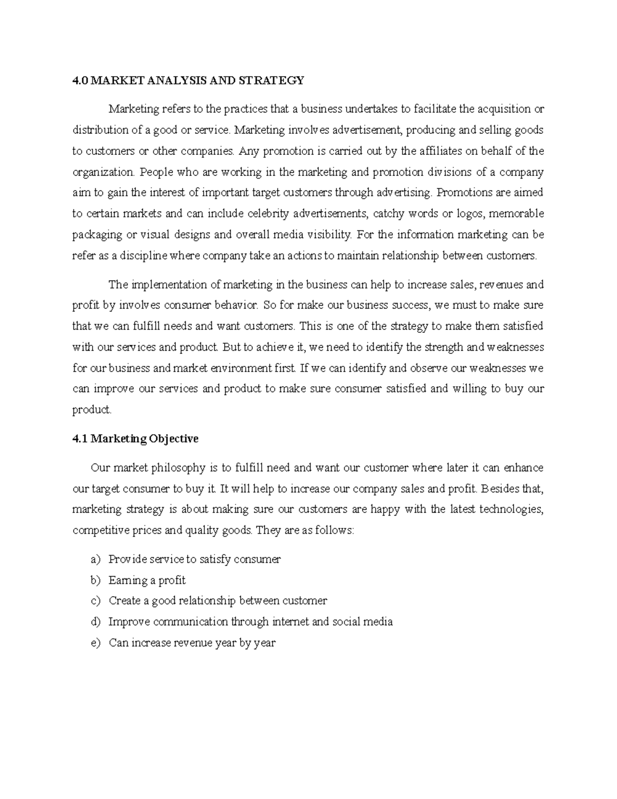 4 Marketing Identify 4p Agribusiness At223 Uitm Studocu