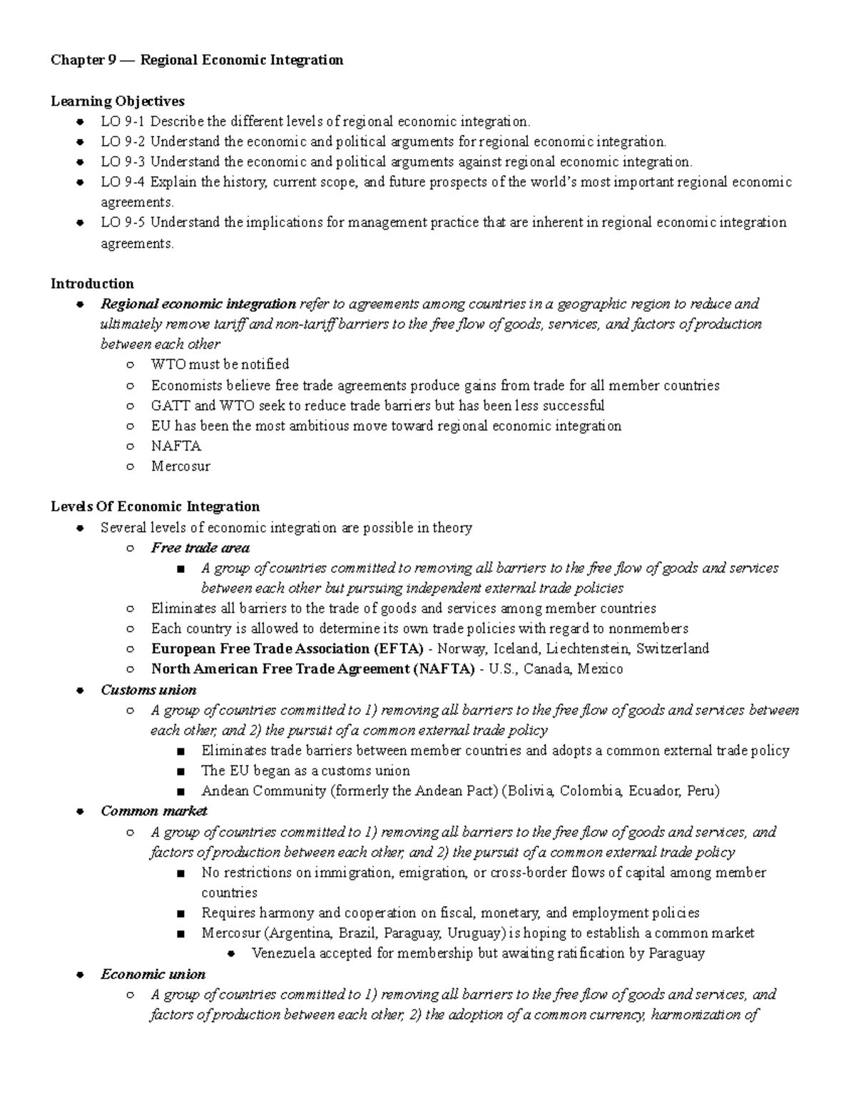 chapter-9-regional-economic-integration-chapter-9-regional-economic