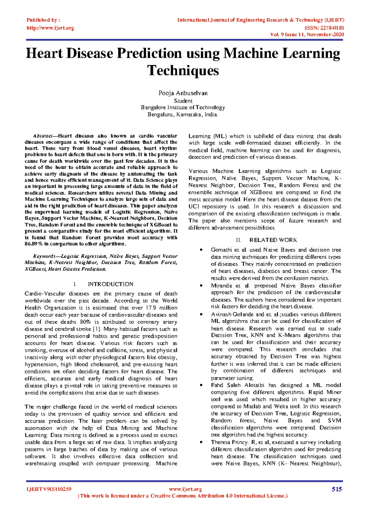 Heart Disease Prediction Using Machine Learning And Python Heart