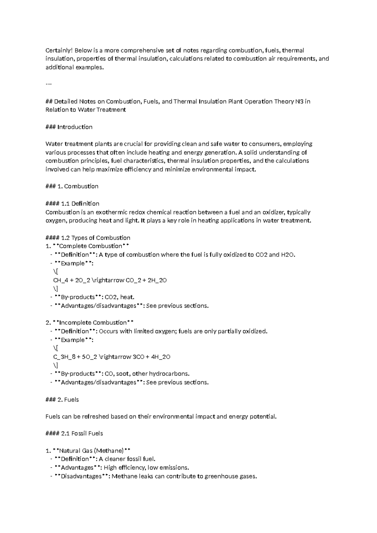 Document - Notes - Certainly! Below is a more comprehensive set of ...