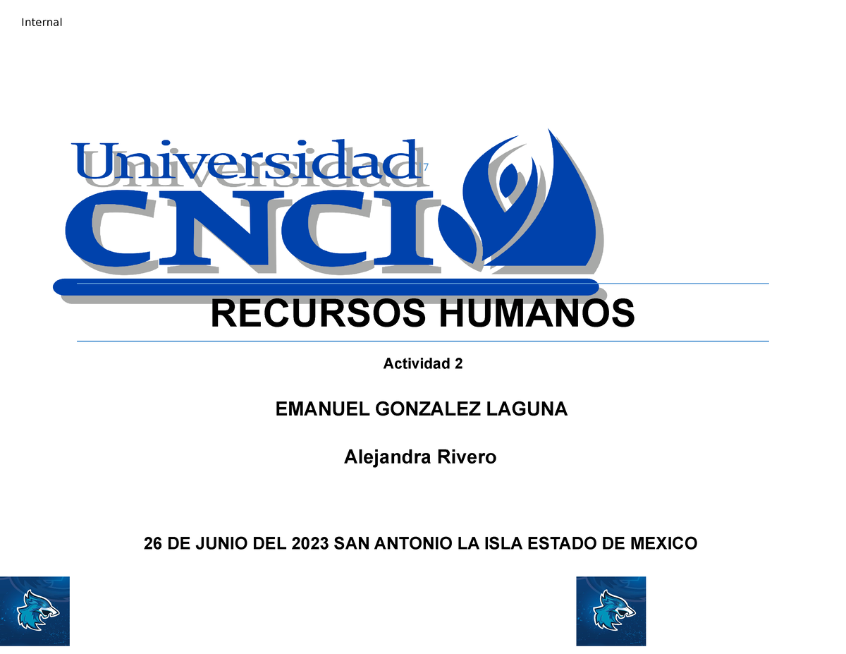 Actividad 2 - RECURSOS HUMANOS - | RECURSOS HUMANOS Actividad 2 EMANUEL ...