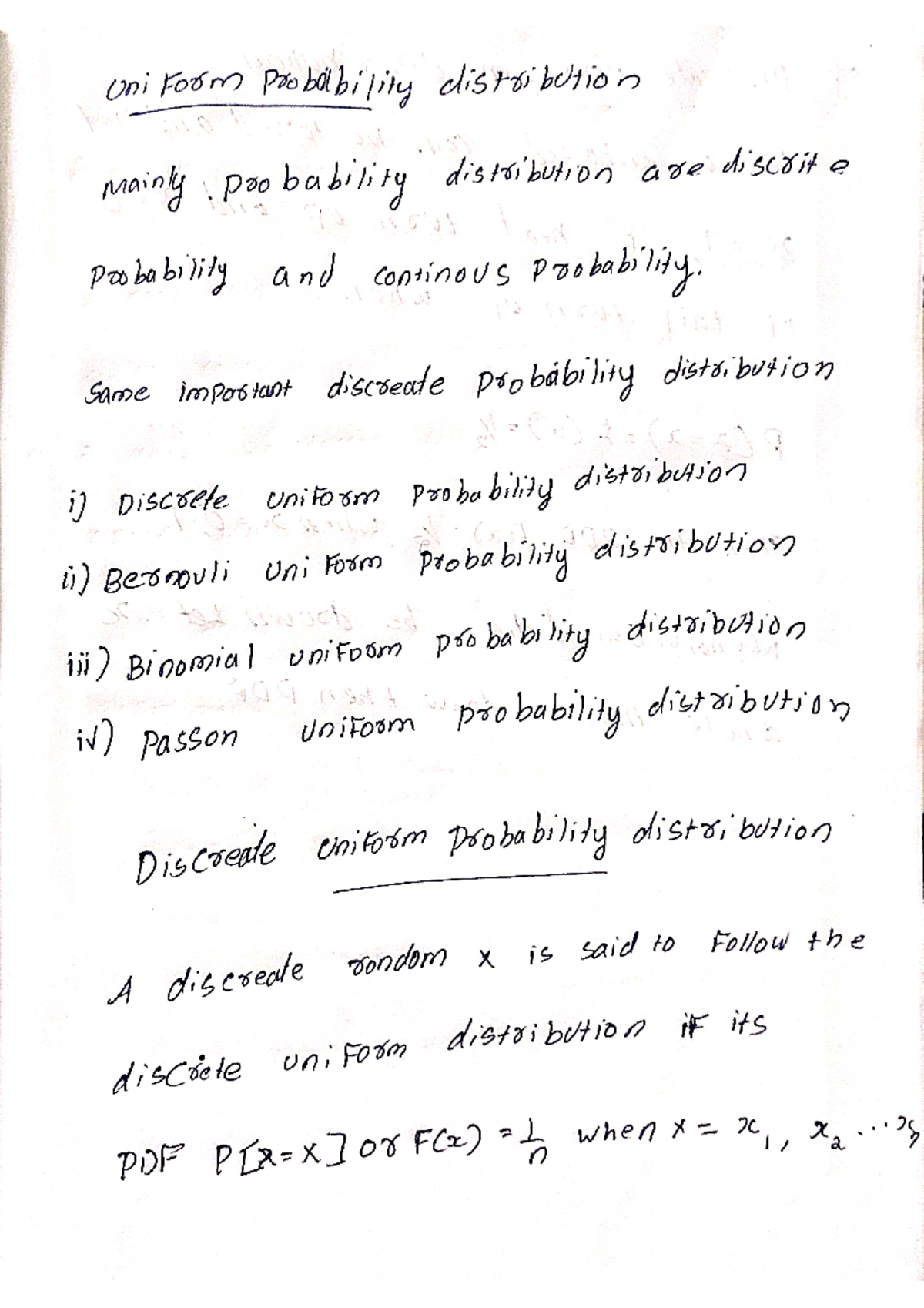 Statistics note S3 - Bachelor of Computer Applications - Studocu