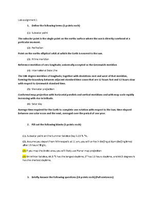 Lab 4 assignment - Lab 4 - Lab 4 assignment List at least five ...