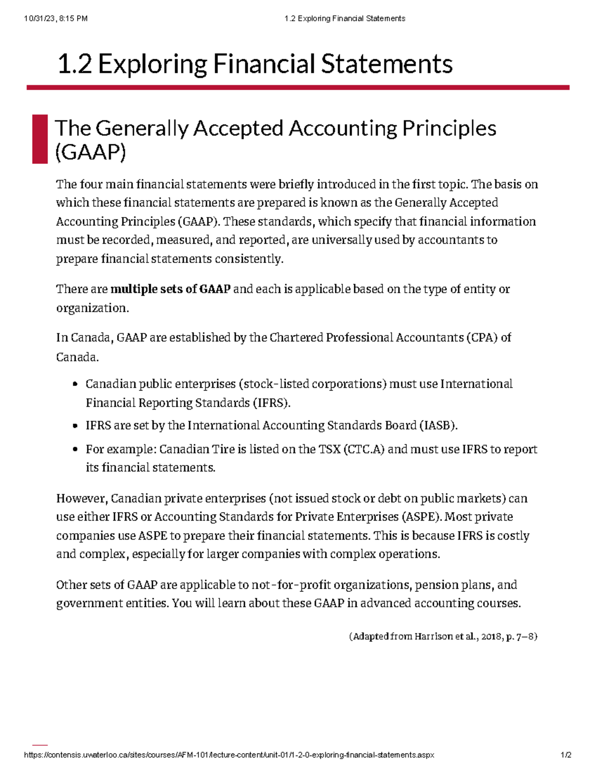 1.2 Exploring Financial Statements - 10/31/23, 8:15 PM 1 Exploring ...