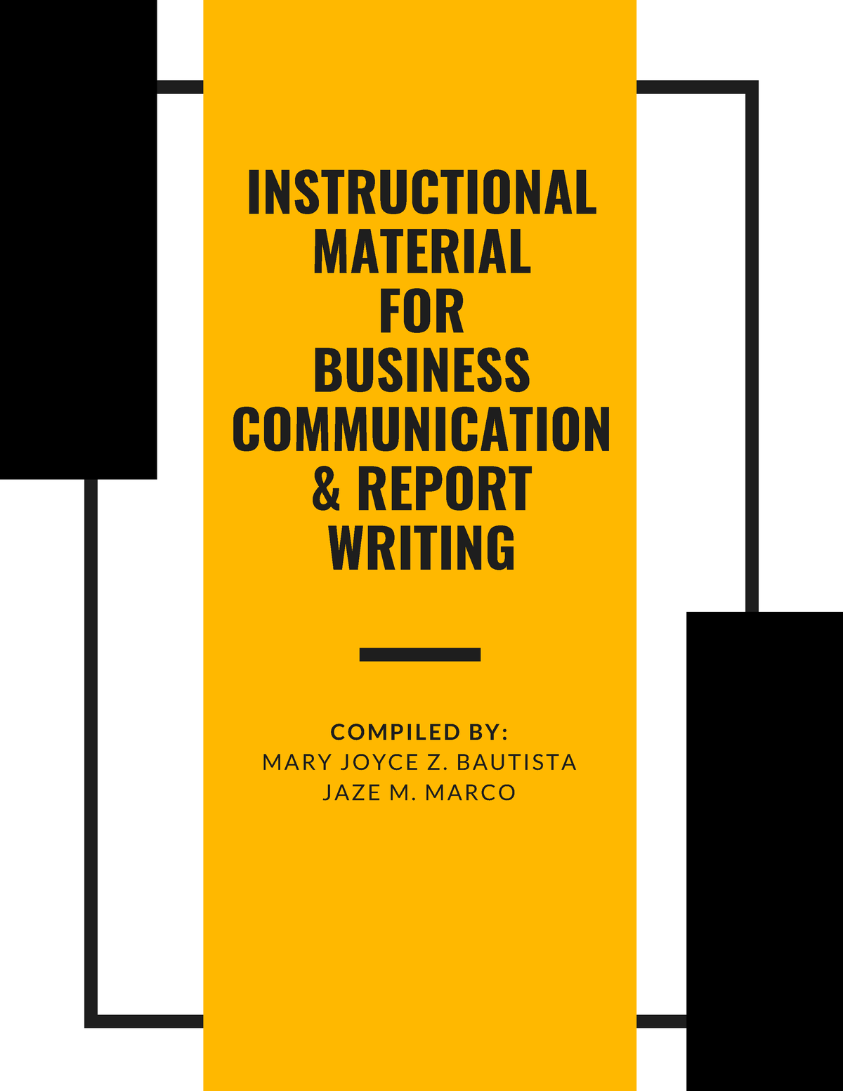 ENGL 2005 3 - Business- Communication-AND- Report- Writing ...