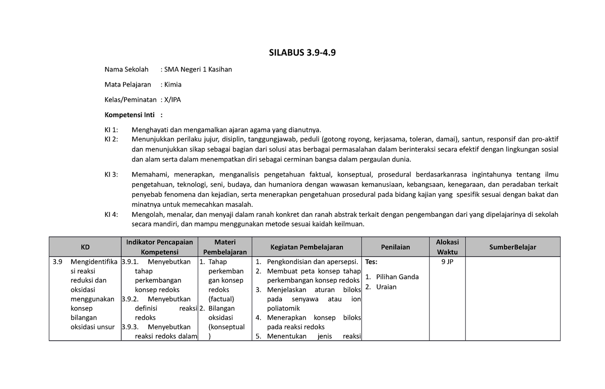 Silabus 3 - Psikologi Pendidikan - UIN Suka - Studocu