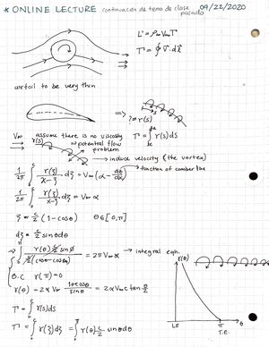 Aerodynamics II HW2 - Homework problems to study for exams - A E 439 ...