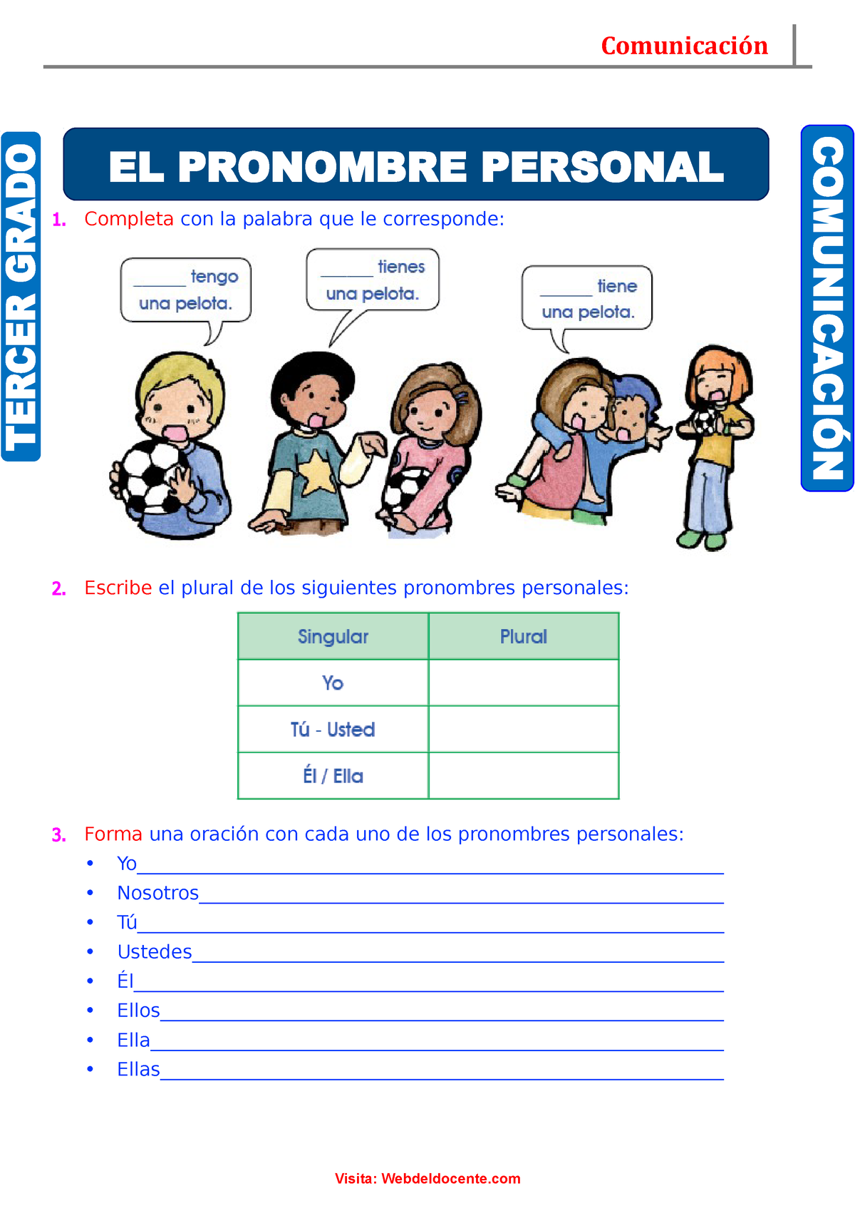 Pronombres-Personales-para-Tercer-Grado-de-Primaria - Comunicación ...