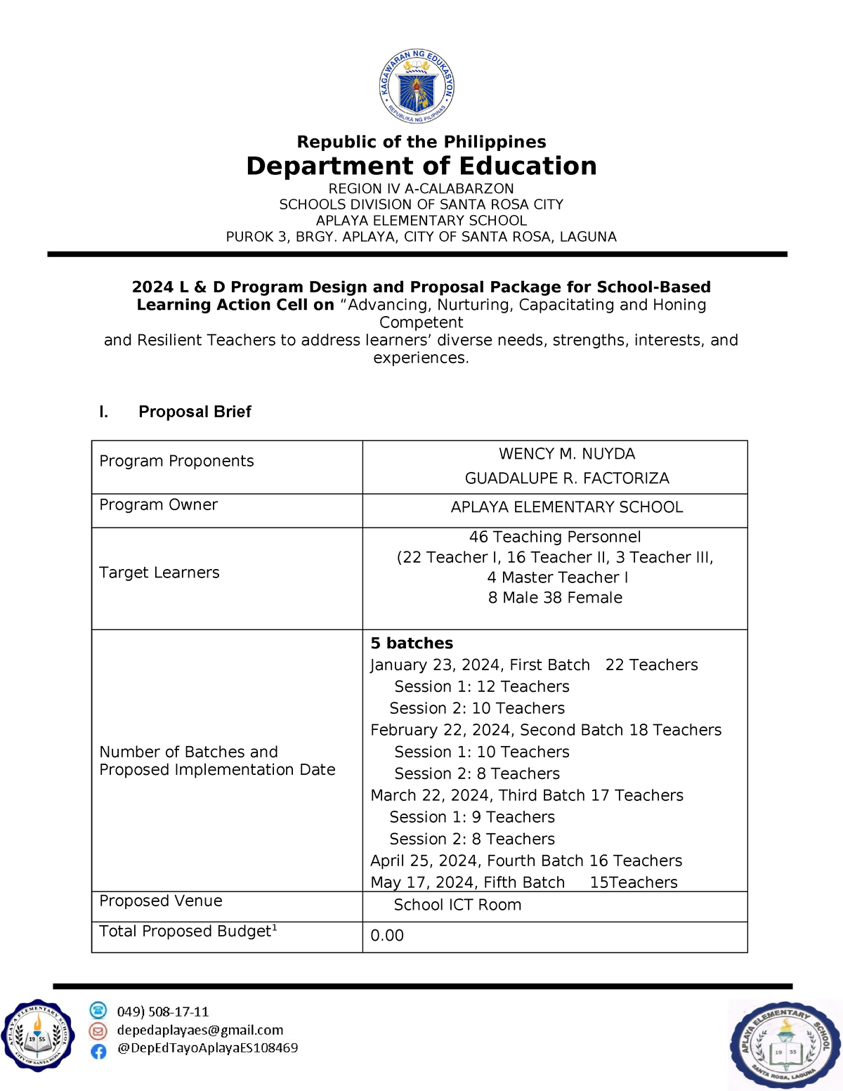 A - bhnnvb - Department of Education REGION IV A-CALABARZON SCHOOLS ...