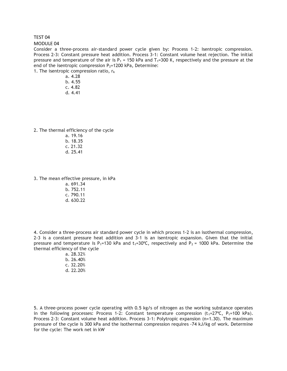 PIPE TEST 04 - PIPE TEST ON CLOSED SYSTEM AND OPEN SYSTEM THERMODYNAMIC ...