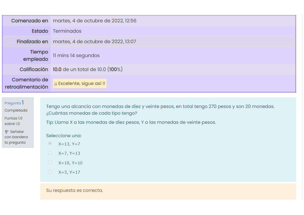 Semana 5 Algebra Utel - Examen 10 - Semana 5 Álgebra Utel - Studocu