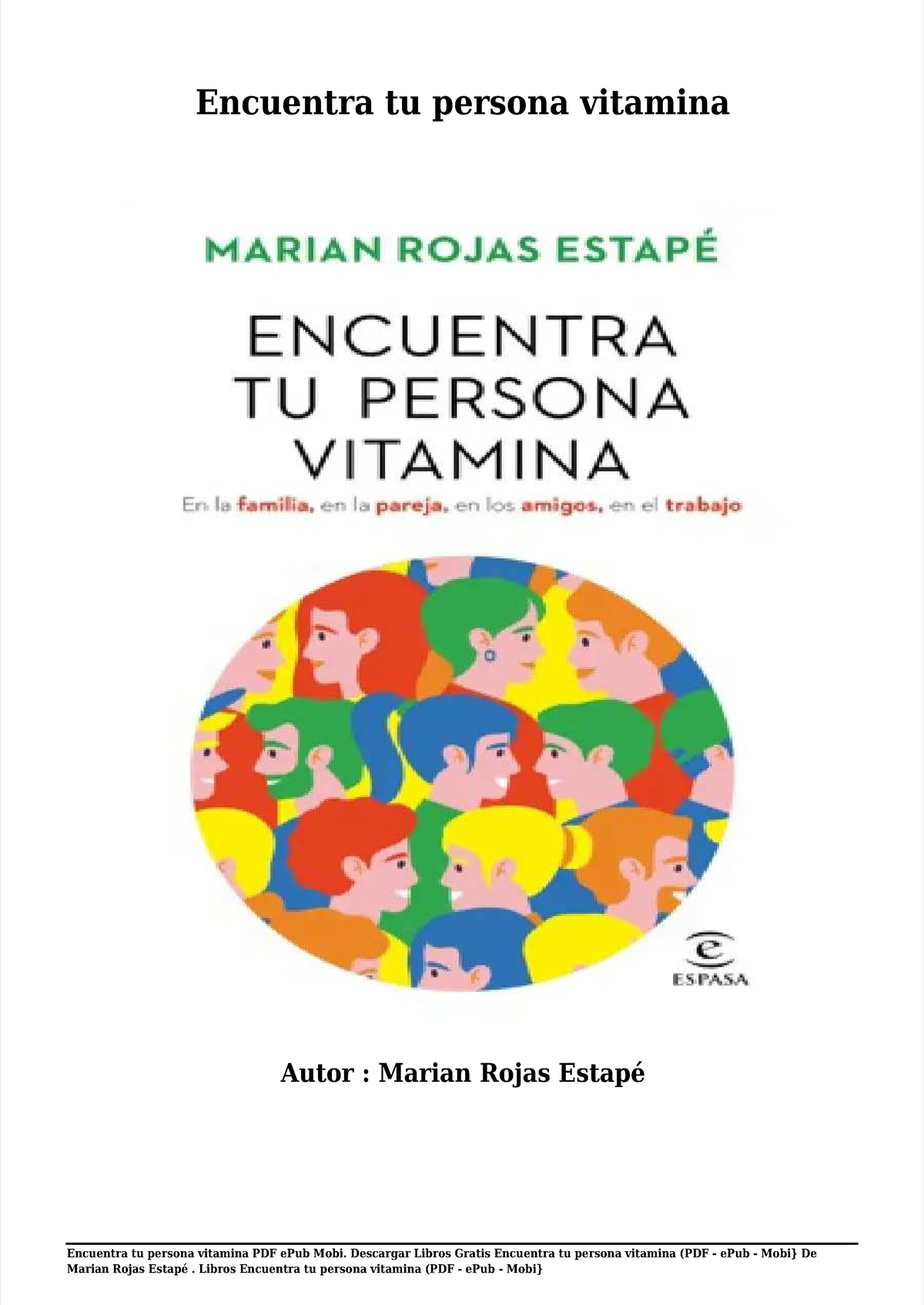 Kupdf A PDF Encuentra tu persona - Thumb 1200 1695 