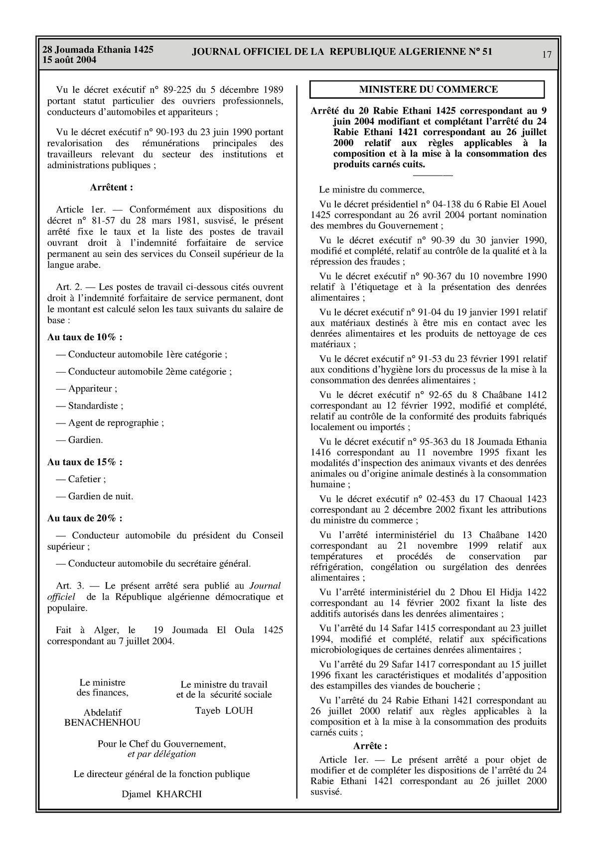 Arrt09-06-04fr - Contrôle De Gestion Sociale Et Gestion De La Masse ...