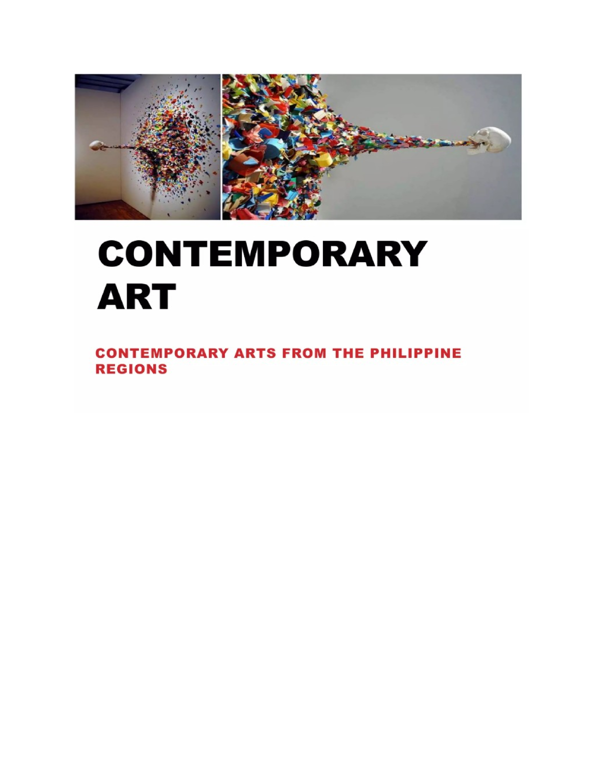 Contemporary ART 2nd Activity BS Elementary Education Studocu   Thumb 1200 1553 