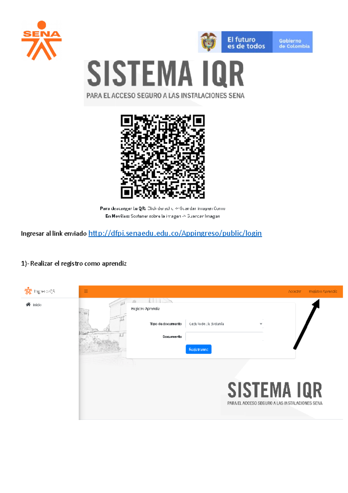 Sistema DE Ingreso IQR Good Ingresar Al Link Enviado Dfpi senaedu sistema-de-ingreso-iqr-good-ingresar-al-link-enviado-dfpi-senaedu