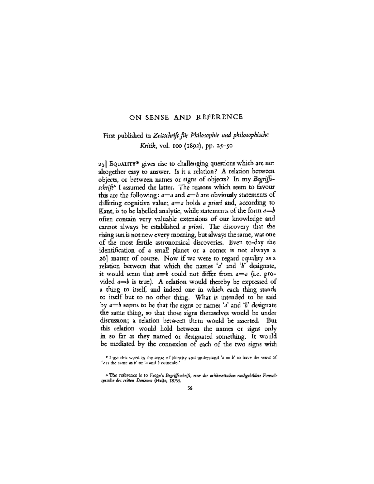 8-frege-on-sense-and-reference-o-n-sense-a-n-d-r-e-f-e-r-e-n-c-e