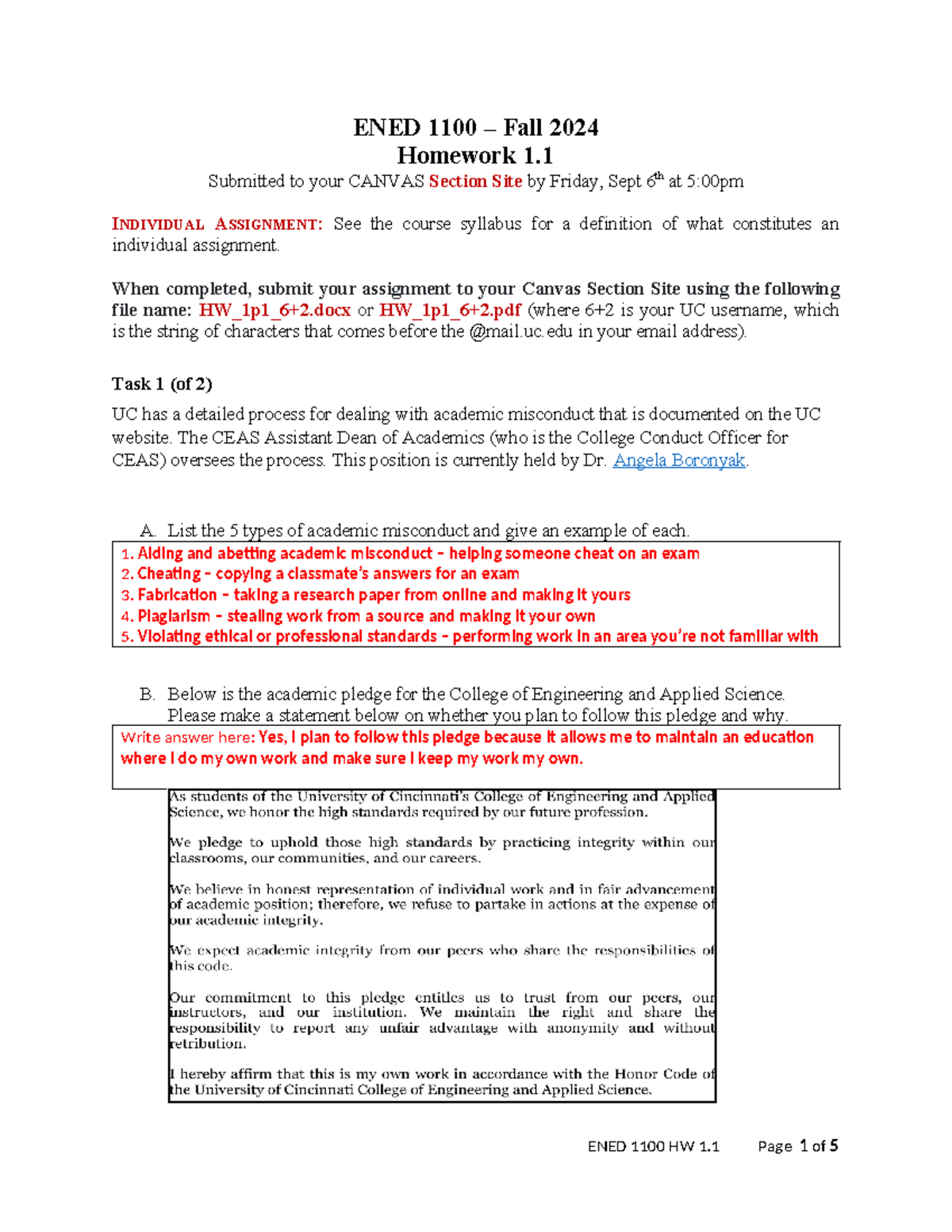 HW 1p1 riosj 2 - Chem lecture notes - ENED 1100 – Fall 2024 Homework 1 ...
