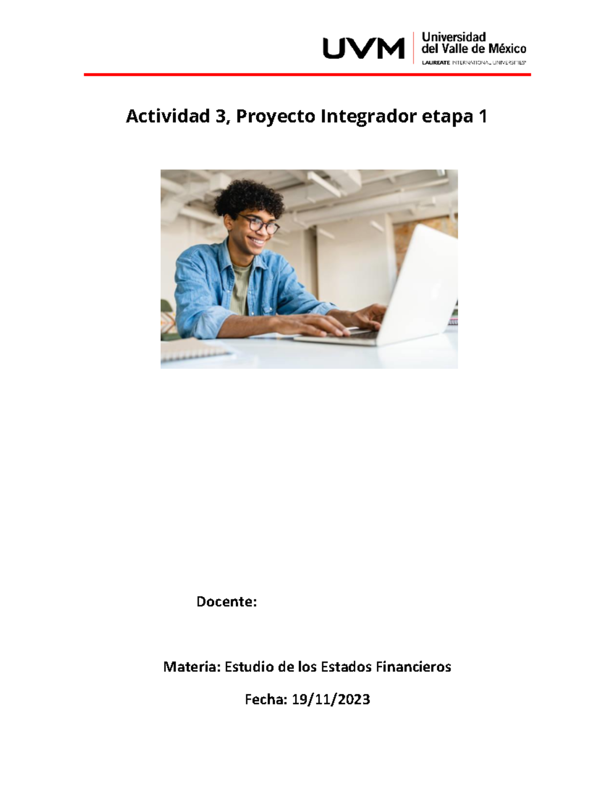 Proyecto integrador 1 - Actividad 3, Proyecto Integrador etapa 1 Equipo ...