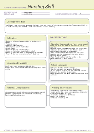 Apgar Score Print Out - Newborn - RN 224 Maternal/Newborn Clinical ...