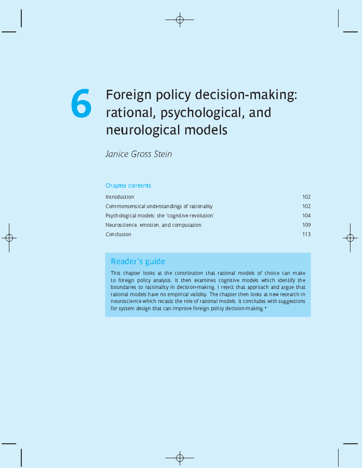 3, Foreign Policy Decision-making Rational, Psychological, And ...