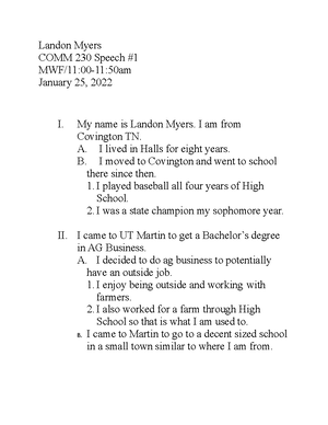 Proper+Outline+Format+%28Fill+in+the+Blanks%29 - Name Bri Kaylor Speech ...